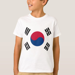 T-shirts Bandeira de Coreia do Sul