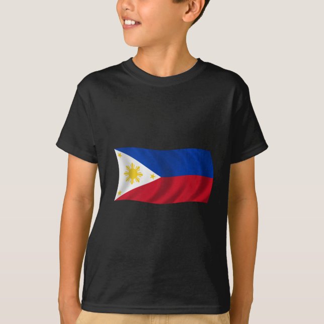 T-shirts Bandeira de Filipinas (Frente)