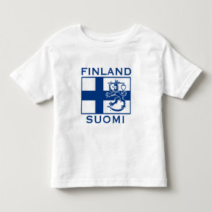 T-shirts Bandeira de Finlandia