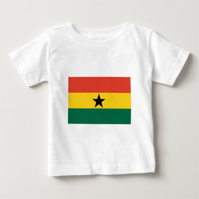 T-shirts Bandeira de Ghana (Frente)