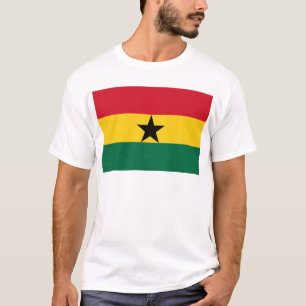 T-shirts Bandeira de Ghana