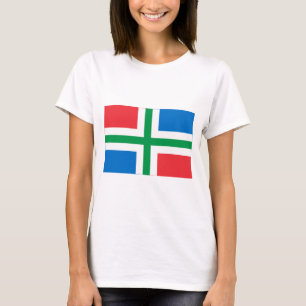 T-shirts Bandeira de Groningen