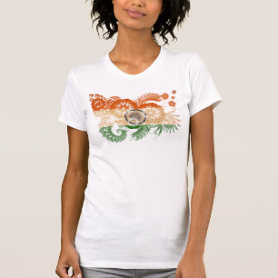 T-shirts Bandeira de India