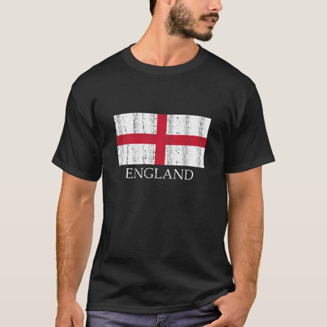 T-shirts Bandeira de Inglaterra (Frente)