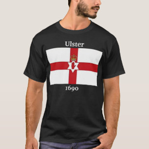 T-shirts Bandeira de Irlanda do Norte, Ulster, 1690