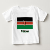 Bandeira de Kenya com nome