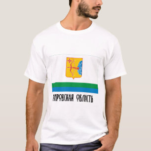 T-shirts Bandeira de Kirov Oblast