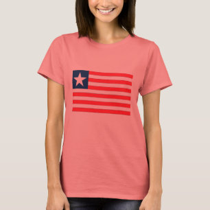 T-shirts Bandeira de Liberia
