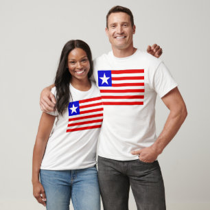 T-shirts Bandeira de Liberia