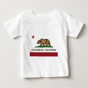 T-shirts Bandeira de Los Angeles Califórnia