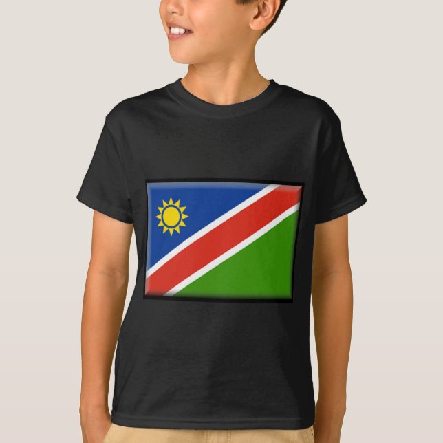T-shirts Bandeira de Namíbia (Frente)