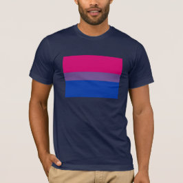 T-SHIRTS BANDEIRA DE ORGULHO BISEXUAL OFICIAL