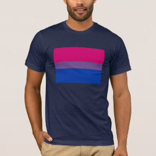 T-SHIRTS BANDEIRA DE ORGULHO BISEXUAL OFICIAL