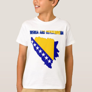 T-shirts Bandeira de país bosniana
