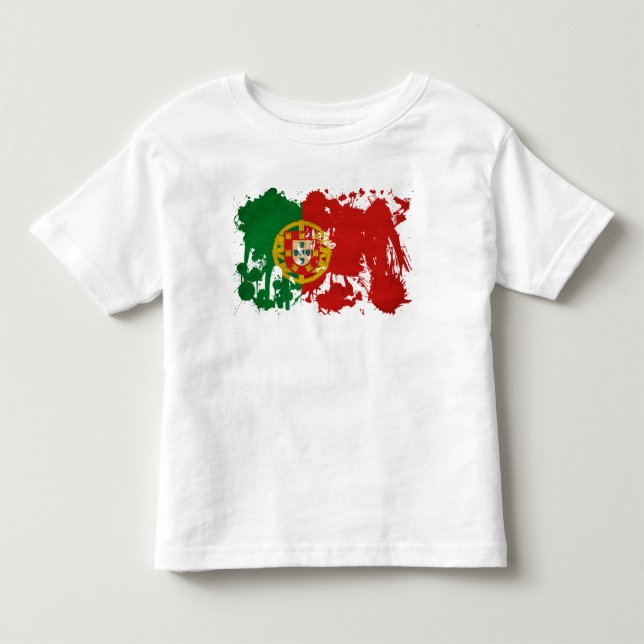 T-shirts Bandeira de Portugal (Frente)