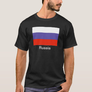 T-shirts Bandeira de Rússia