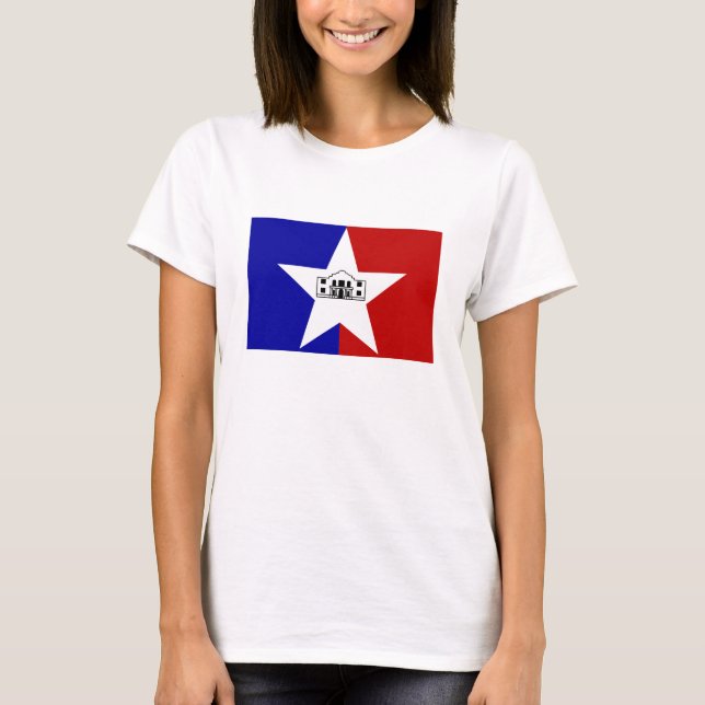 T-shirts Bandeira de San Antonio (Frente)