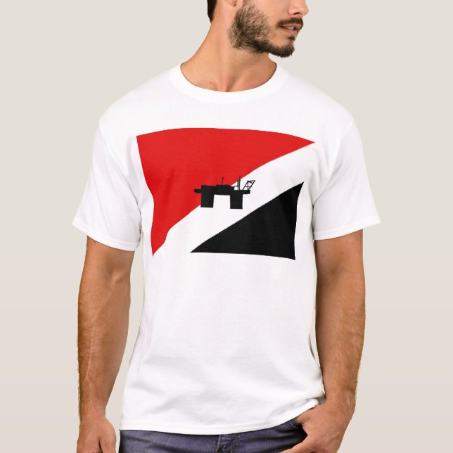 T-shirts Bandeira de Sealand (Frente)