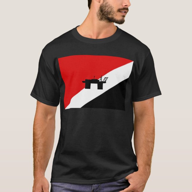 T-shirts Bandeira de Sealand (Frente)