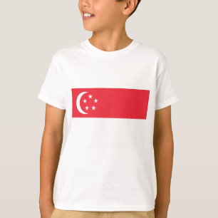 T-shirts Bandeira de Singapore