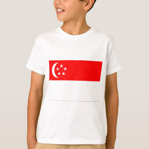 T-shirts Bandeira de Singapura
