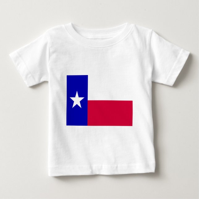 T-shirts Bandeira de Texas (Frente)
