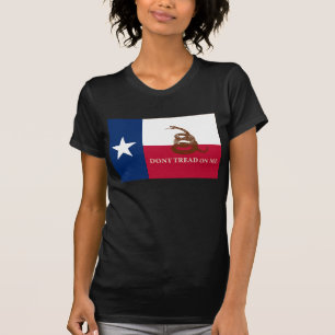 T-shirts Bandeira de Texas e de Gadsden
