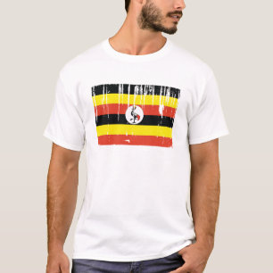 T-shirts Bandeira de Uganda