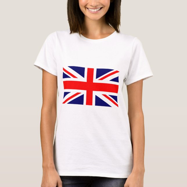 T-shirts Bandeira de Union Jack Ingleses (Frente)