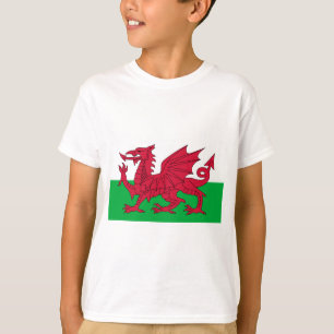 T-shirts bandeira de wales
