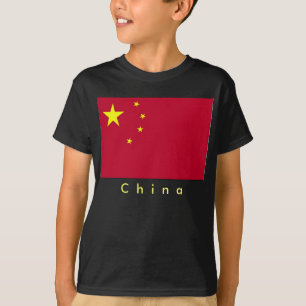 T-shirts Bandeira do diafragma chinês