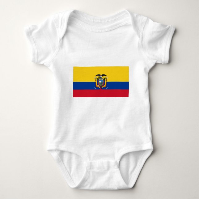 T-shirts Bandeira do Equador (Frente)
