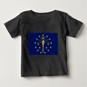 T-shirts Bandeira do Estado de Indiana