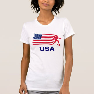 T-shirts Bandeira do futebol dos EUA