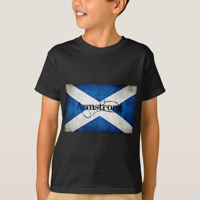 T-shirts bandeira do grunge armstrong (Frente)
