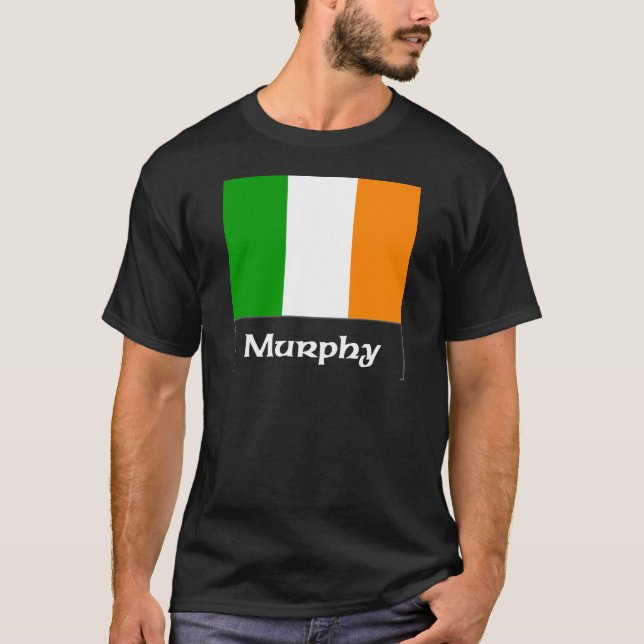 T-shirts Bandeira do irlandês de Murphy (Frente)