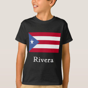 T-shirts Bandeira do porto-riquenho de Rivera