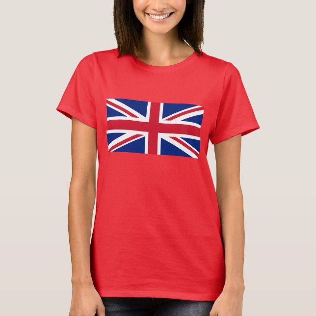 T-shirts Bandeira do Reino Unido (Frente)