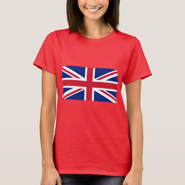 T-shirts Bandeira do Reino Unido (Frente)