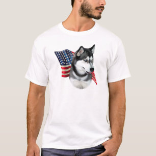 T-shirts Bandeira do rouco Siberian