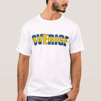 T-shirts Bandeira do sueco da suecia
