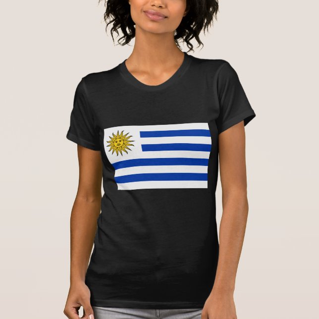 T-shirts Bandeira do Uruguai (Frente)