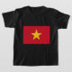 T-shirts bandeira do vietname (Laydown)