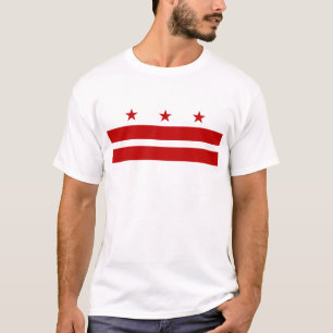 T-shirts Bandeira do Washington DC