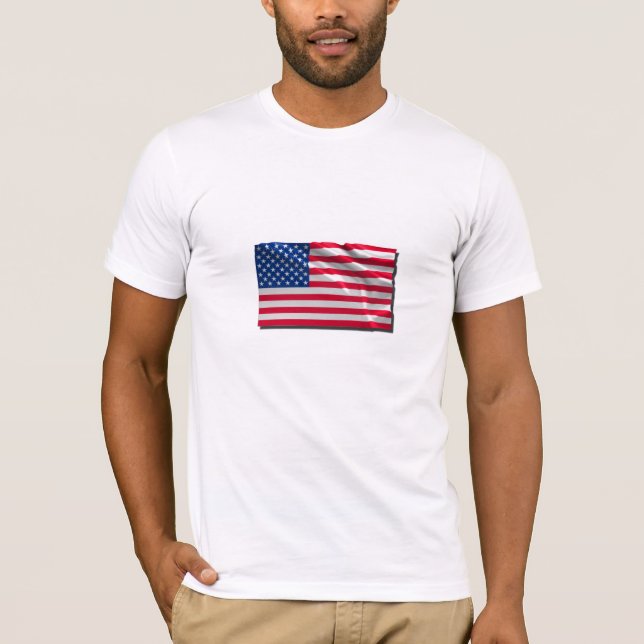 T-shirts Bandeira dos E.U. (Frente)