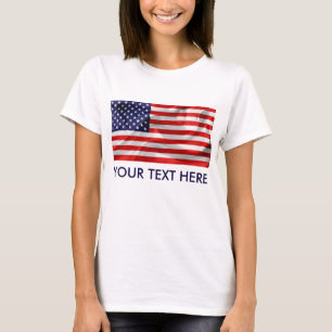 T-shirts Bandeira dos Estados Unidos da América