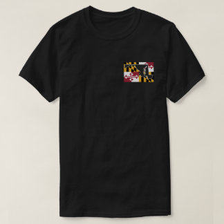 T-shirts Bandeira/Estado de Maryland (pequeno) diafragma