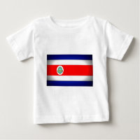 Bandeira Estilizada da Costa Rica