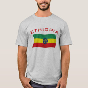 T-shirts Bandeira etíope 2