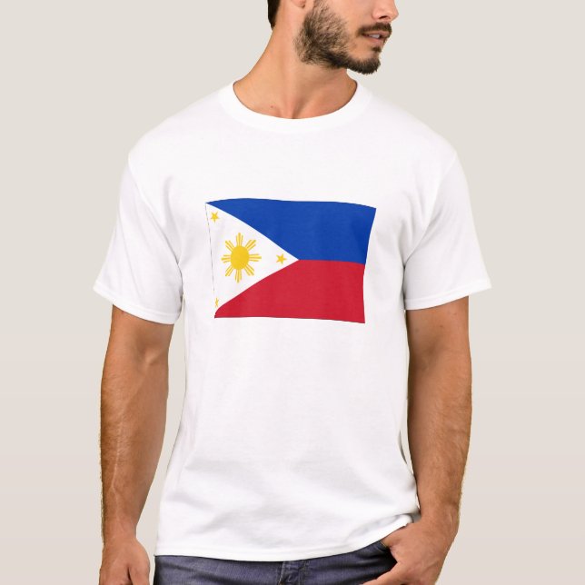 T-shirts Bandeira filipina (Frente)